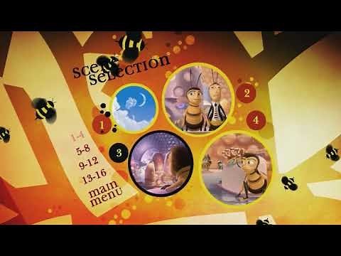 Bee Movie - DVD Menu Walkthrough (Disc 1)