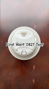 First Alert 0827 Smoke Alarm Test #smokealarm #smokealarms #firstalert #shorts