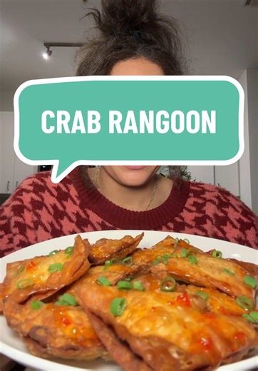 CRAB RANGOON!! #mukbang #eating #crabrangoon #food #homemade | Crab Rangoon
