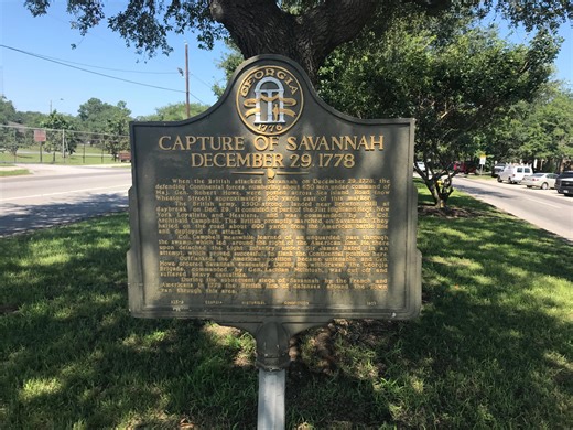 Downtown Savannah was once a war zone. Can you guess where?