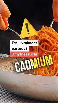 Cadmium: Does giving up pasta actually work?! #myths #debunking #science