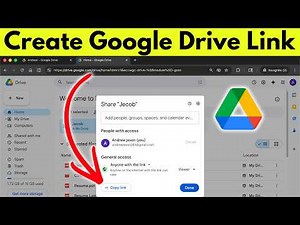 How to Create Google Drive Link to share files & Folder (2026)