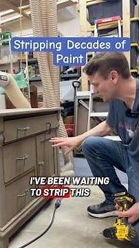 One layer at a time, this dresser is getting a whole new life—watch the transformation begin.