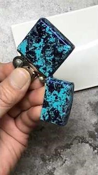 Chameleon paint job on Zippo lighter