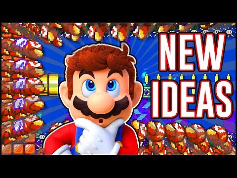 Top 8 Underwater Level Ideas in Mario Maker 2!