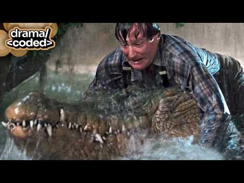 jumanji (1995) - a giant crocodile in the living room