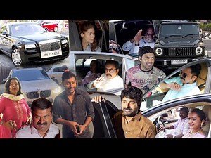 Celebrities With their Expensive Cars & Mass Arrival | Kollywood Actors | Tamil Cinema Celebrities