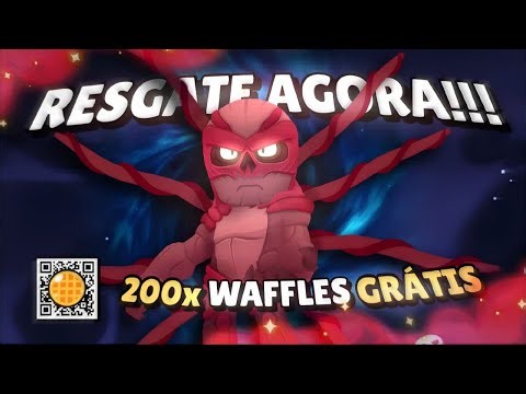 👉 RESGATE AGORA! 200 WAFFLES 🧇 GRÁTIS | Brawl Stars