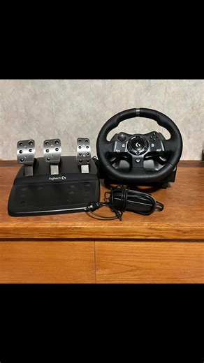 Logitech G920 racing simulator steering wheel #logitech #racingsimulator #gamingracing #fyp #discover
