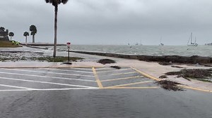 83K views · 855 reactions | SOUND ON | Flooding has already begun in St. Augustine as a King Tide coinciding with a nor'easter hits the area. The City of St. Augustine reminded residents that the area is forecasted to experience flooding, unusually high surf and tides, dangerous currents, and strong winds. https://bit.ly/2ZTsrc5 | WJXT4 The Local Station / News4JAX | Facebook