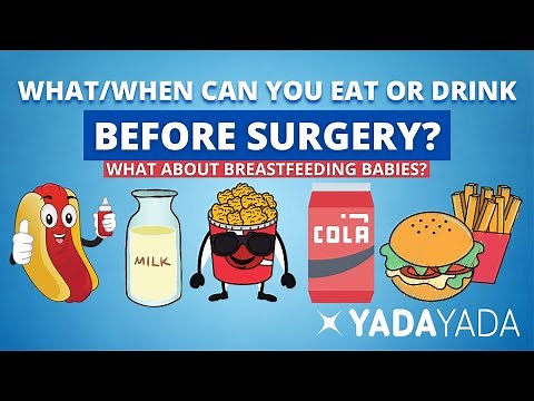 What can you eat or drink before surgery?