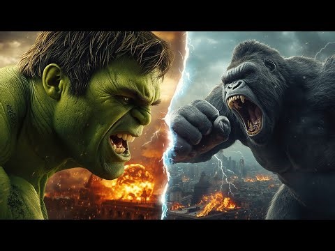 Hulk vs King Kong Epic Battle | Full Cinematic Fight (4K Ultra HD)