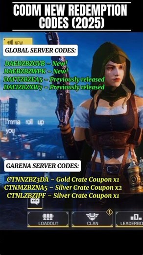 CODM NEW REDEMPTION CODES (2025)!!!😱😱