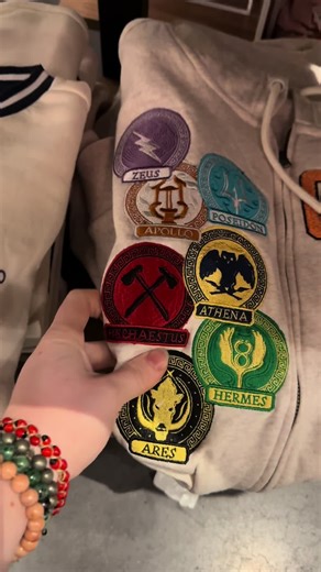If they sold those little patches separately I’d clean them out #pagan #hellenicpolytheist #disney #percyjackson #hercules