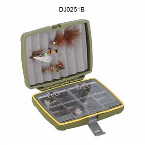 [Hot Item] Feather Lures Storage Double Sided Transparent Fly Fishing Tackle Box