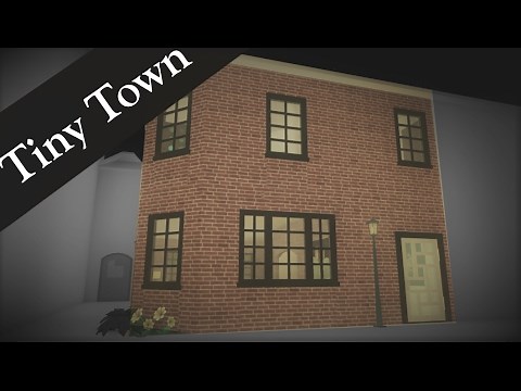 Building A Tiny Town! #2 First House | Roblox - Bloxburg