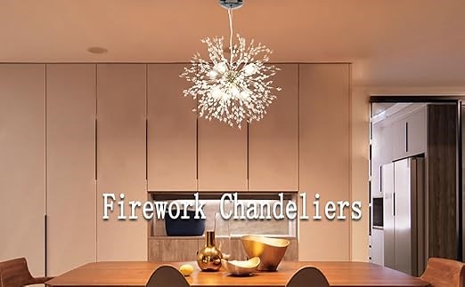 Firework Chandeliers with Bulbs 