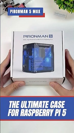 This Case Makes Raspberry Pi 5 Look INSANE 🔥 | Pironman 5 MAX Unbox + Build #arduino