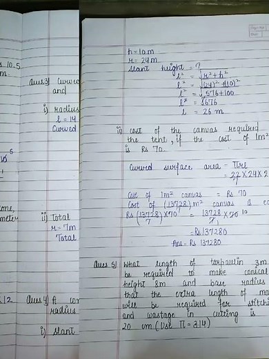 Class 9 Maths | Chapter 13 | Exercise - 13.3