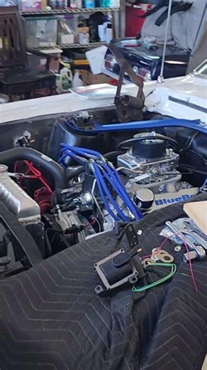 68 mustang update. Back on the ground and everything is back together. Little bit of wiring to do.