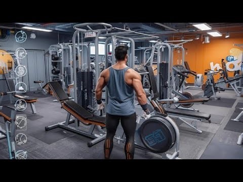 First day in gym/gym simulator workout game/gameplay