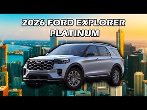 How to Order 2026 Ford Explorer Platinum