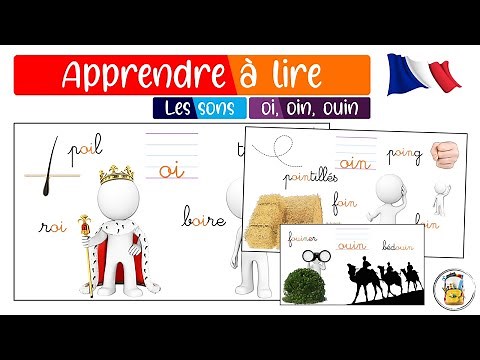 The Sounds OI [wa] and OIN, OUIN [wɛ̃] - All the Sounds of CP in Pictures - Learn French