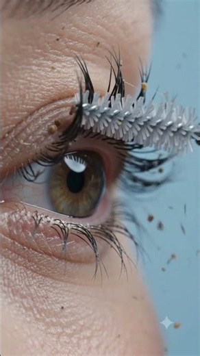 Eyelash Dust & Debris Removal | Eye Area Clean ASMR 👁️✨ #shorts