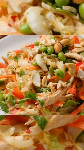 This Vietnamese Chicken Salad Recipe is crunchy, yummy, and healthy. The Asian dressing is absolutely irresistible, so plan on making extra for keeping in the fridge for future salads. ✨ Comment "recipe" and I'll send you the recipe ✨ Google " vietnamese chicken salad " ✨ FULL RECIPE: https://www.chewoutloud.com/honey-cornbread-muffins-no-refined-sugar/ ✨ FREE Ebook - Top 10 Dinner Recipes: https://chewoutloud.kit.com/ebc3358c17 #vietnamesechickensalad #asianrecipes #SaladGoals #FreshAndFlavorfu