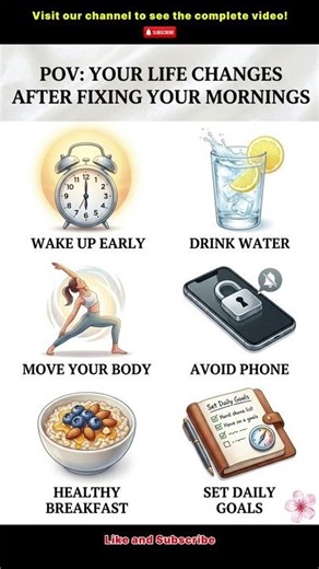 6 Morning Habits That Will Change Your Life 🌅✨