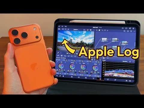 How to Color Grade Apple Log 2 on iPad (iPhone 17 Pro Footage)