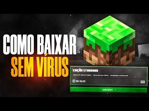 COMO BAIXAR MINECRAFT ORIGINAL JAVA E BEDROCK NO PC de GRAÇA! SEM VIRUS ATUALIZADO 2025