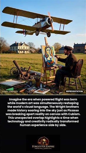 When the Wright Brothers Took Flight, Pablo Picasso Was Painting Cubism