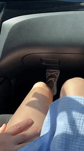 man touch woman lag while driving car lovers