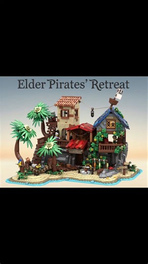 LEGO Bricklink Designer Program Series 10 Elder Pirate's Retreat by Bast34