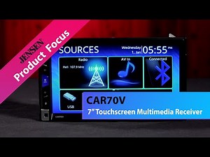 Jensen CAR70V Touchscreen Multimedia Receiver | Quick Demo & Feature Highlights