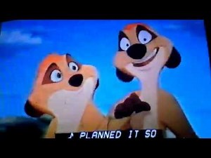 The Lion King 1½: Digga Tunnah Reprise/end of movie