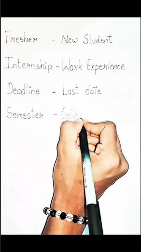 6 College Words Every Student Should Know 📚📒#study #college #explore #vocabulary