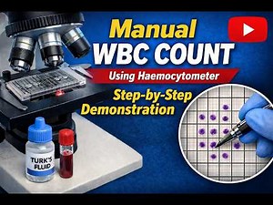 Manual WBC Count Using Haemocytometer | Step-by-Step Haematology Demonstration
