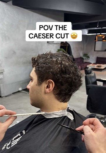 POV: The Caesar Cut Experience at Your Barber