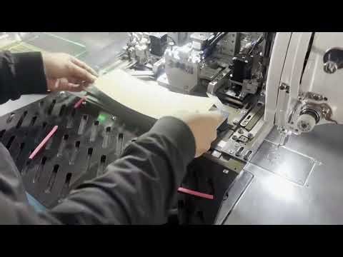 How to cut paper mold for tray plate in pocket welting machine