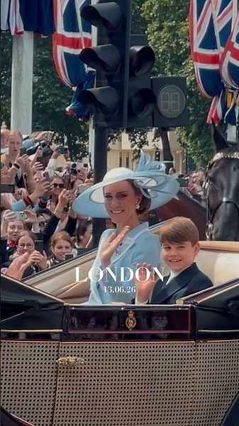 PRINCESS CATHERINE & ROYAL FAMILY Ride in Carriage to Horse Guards Parade | Trooping the Colour 2026