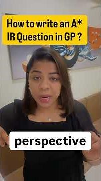 How to write an A* Individual Research Question in Global Perspective? #igcse #cambridge
