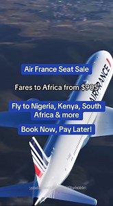 ✈️ LIMITED-TIME OFFER! ✈️ Fly to Nigeria, Kenya, South Africa, Ghana & more with Air France's exclusive fares! 💰 Round-trip flights starting at just $905!* 🎁 Member-Only Perks: ✨ Up to 10% Cashback ✨ Free Global eSIM for seamless travel ✨ Up to $500,000 Emergency Medical Protection 📞 Call 855-257-3682 now or get a FREE quote online! Fly beyond boundaries, save with assurance—book today! | ASAP Tickets