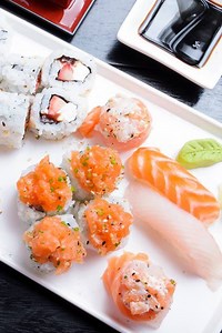 So little time, so many dishes to try... Come and get it @ 679 S Fortuna Blvd 😋 | Kome Sushi Restaurant