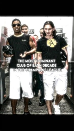 The Most Dominant Club of Each Decade in The UCL 💀📈 | #shorts #football #edit #viral #reelschallenge