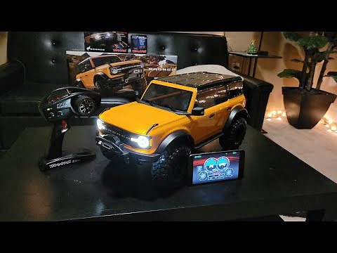 Traxxas TRX4 2021 Bronco Light Kit Install How To and Traxxas Link Demo + LED Test