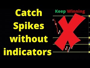 How to catch spikes in boom and crash without indicators