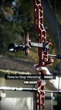 High speed experiment with sight dampeners #archery #targetarchery