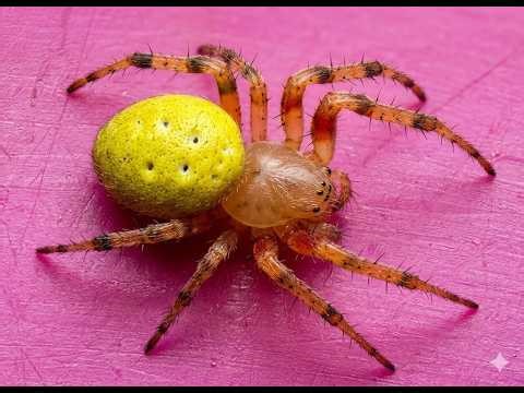 Araniella cucurbitina cucumber green spider by THeo